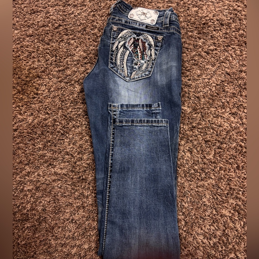 Miss Me Women's Skinny Jeans - Dark Blue